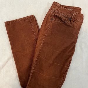 Loft Straight Leg Corduroy Pants
